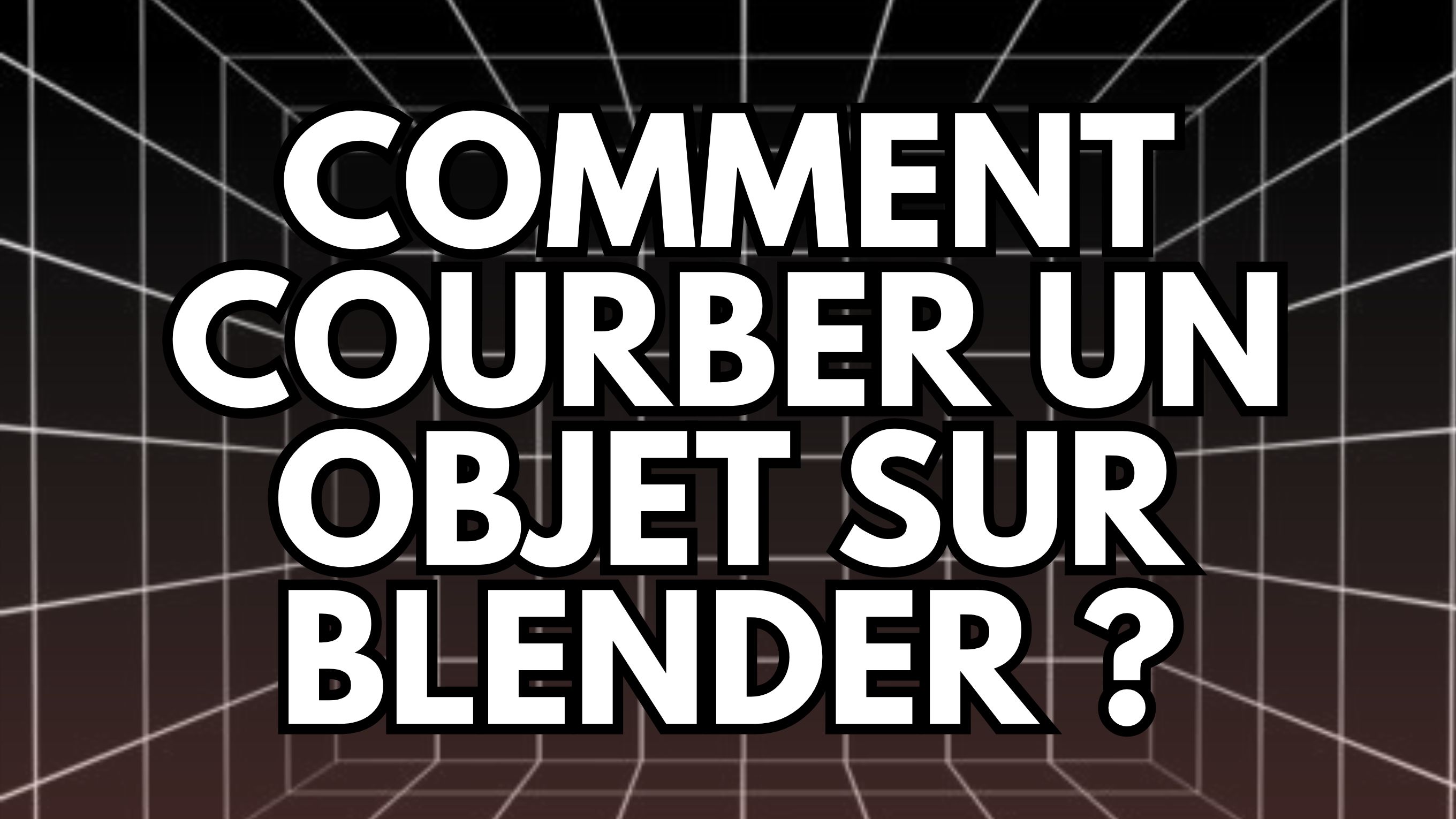 Blenderでオブジェクトを曲げる（湾曲させる）方法