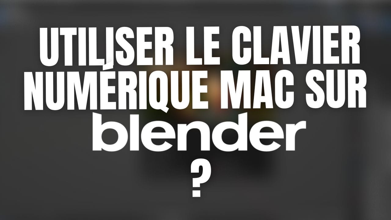 MacのBlenderでテンキーを使う方法