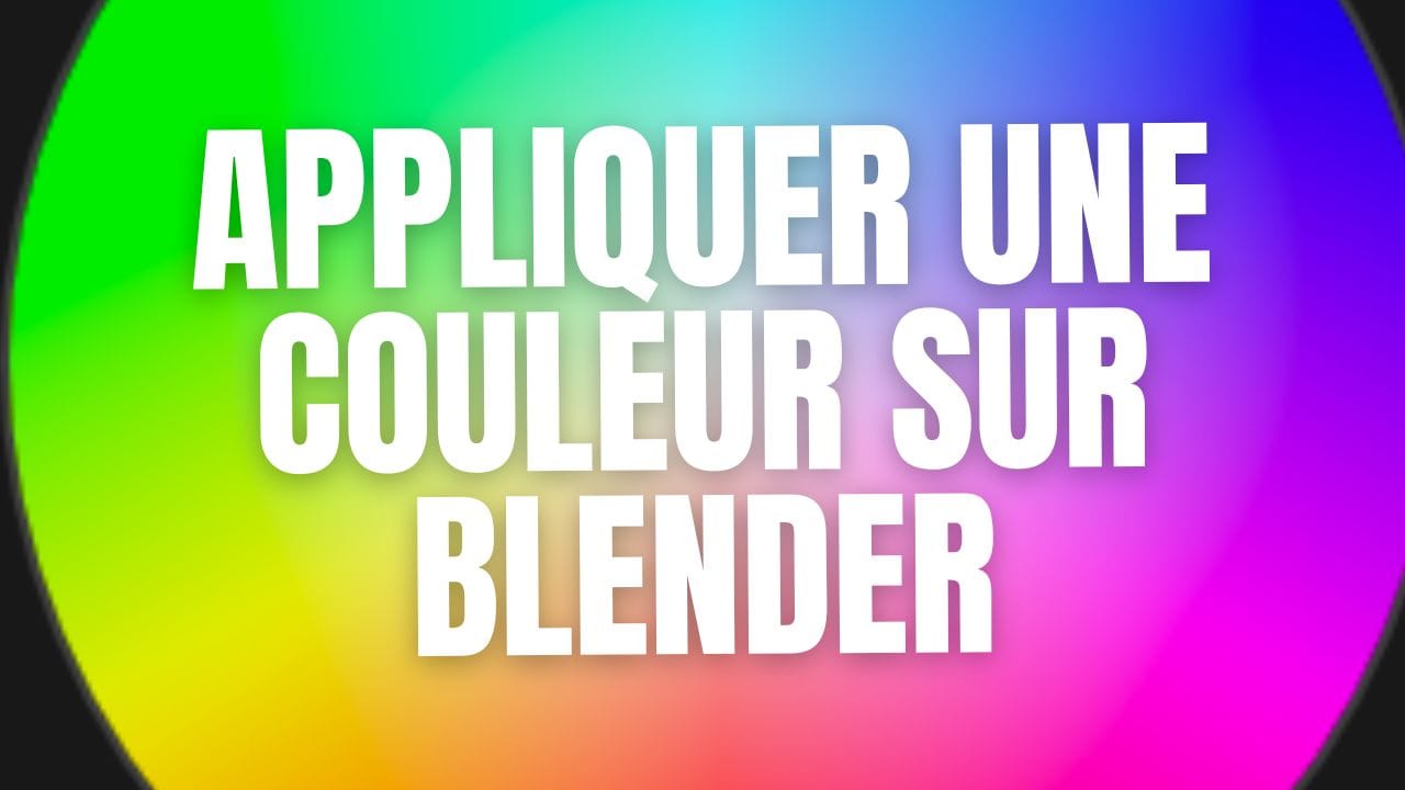 Blenderで面に色を適用する方法