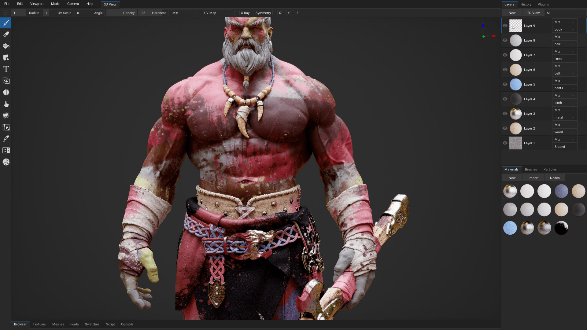 ArmorPaint：Substance Painterに代わるスタンドアロンソフト