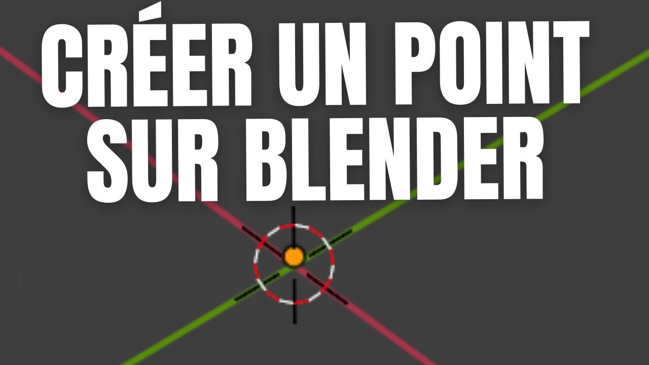 Blenderで頂点（単一の点）を作成する方法