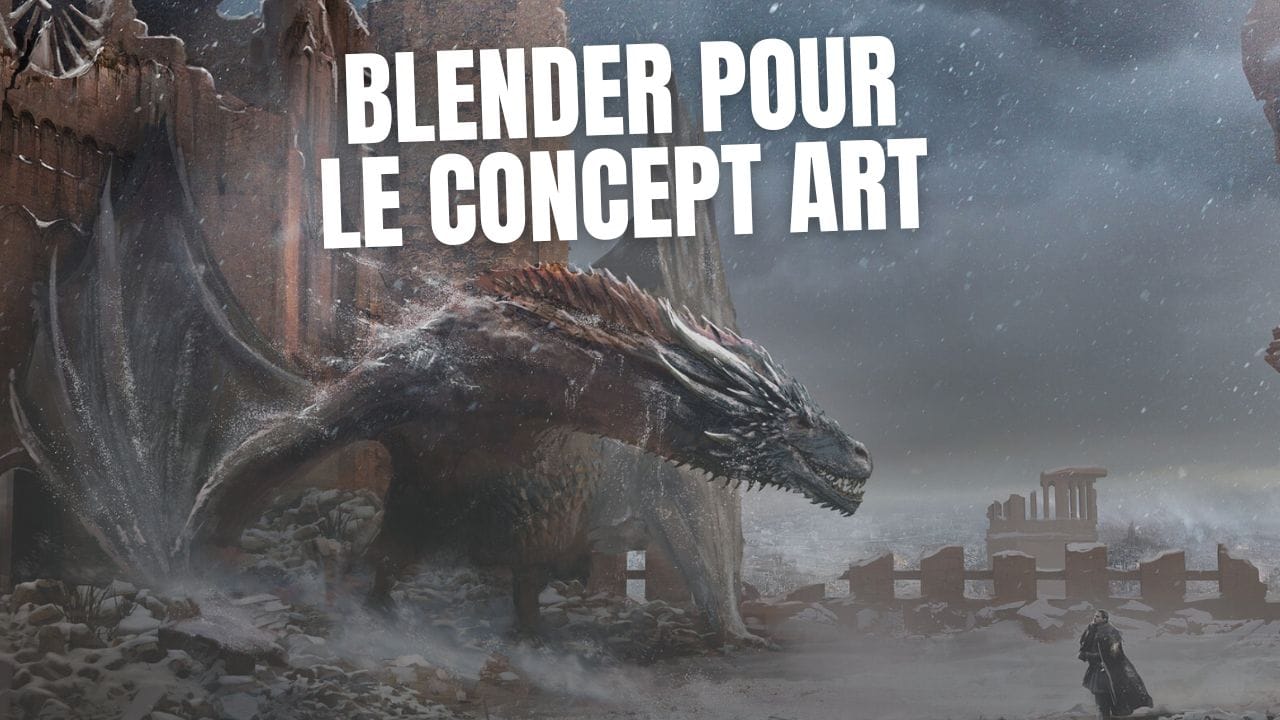 コンセプトアートのためのBlender 3D ＋ 私の簡単メソッド