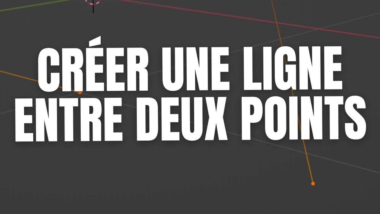 Blenderで2つの頂点間に線を作成する方法は？