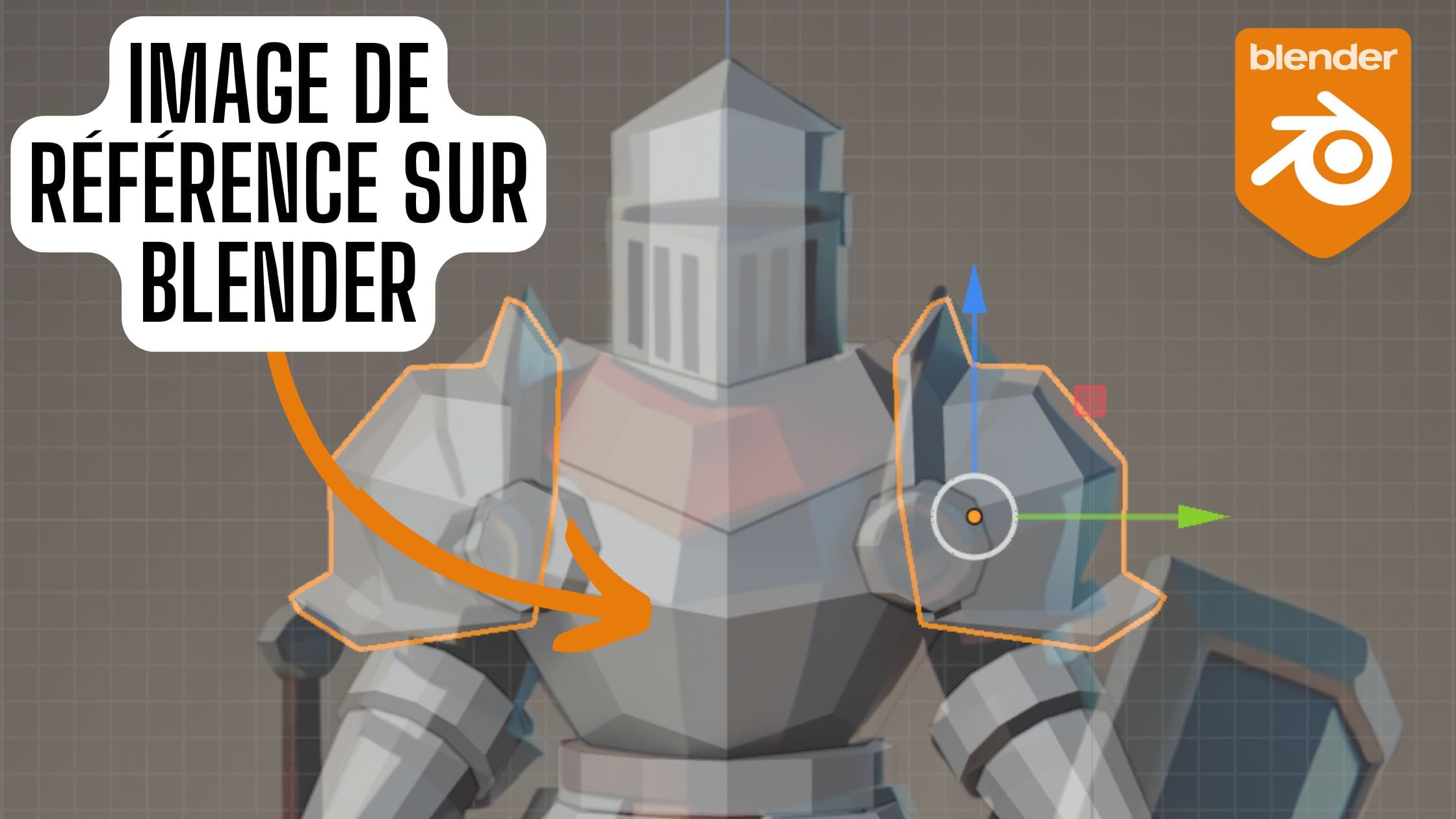 Blenderでスカルプト用の下絵（リファレンス画像）を追加する方法