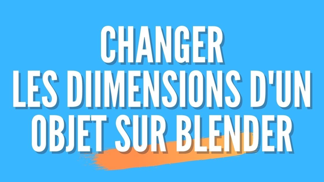 Blenderでオブジェクトの寸法を変更する方法