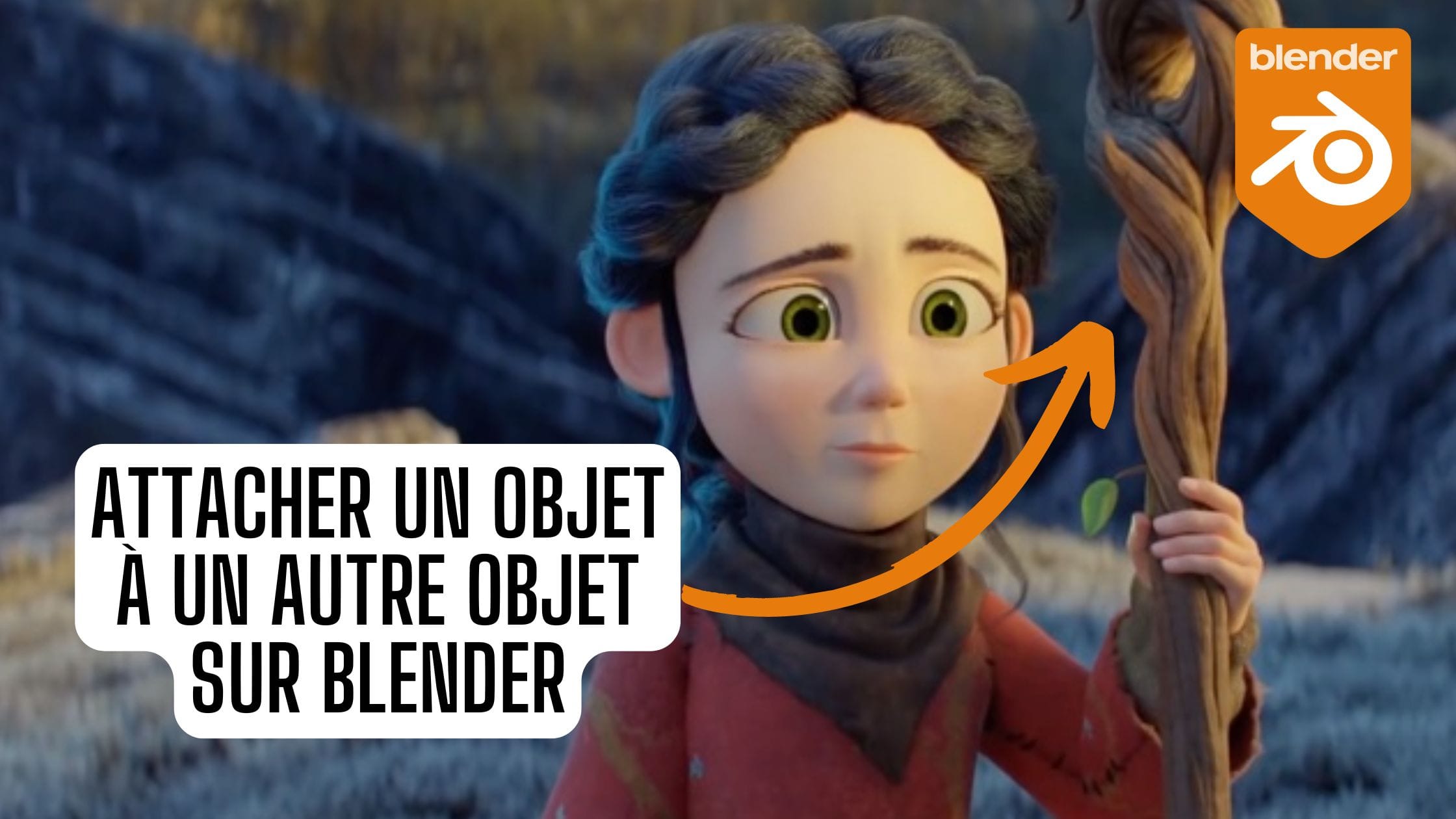 Blenderでオブジェクトを別のオブジェクトに取り付ける方法