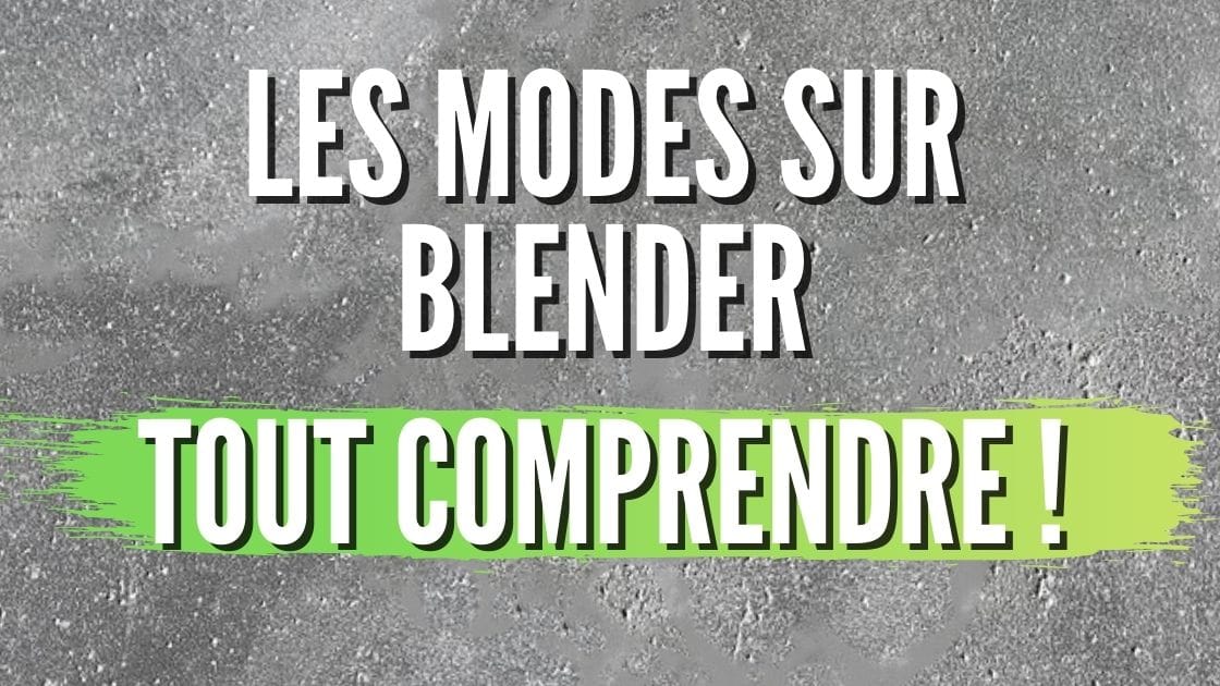 Blenderのモードを理解する：オブジェクトモード、編集モード、スカルプトモード…