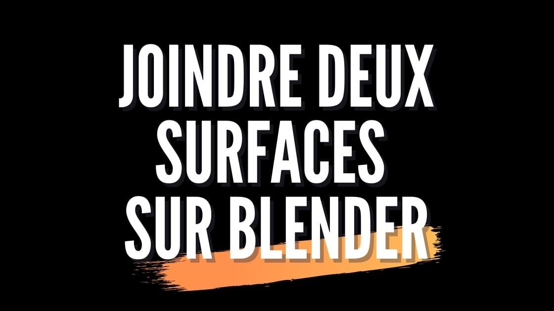 Blenderで2つの面を結合する方法