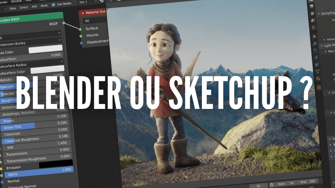 BlenderとSketchUp:最適な選択肢はどちらか