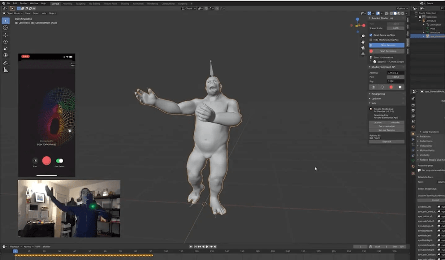 Blenderにおすすめのモーションキャプチャツール